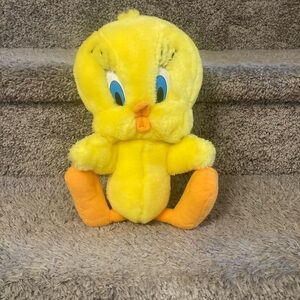 Vintage 1995 Applause Tweety 11” Plush Looney Tunes Collect Holiday Nostalgia